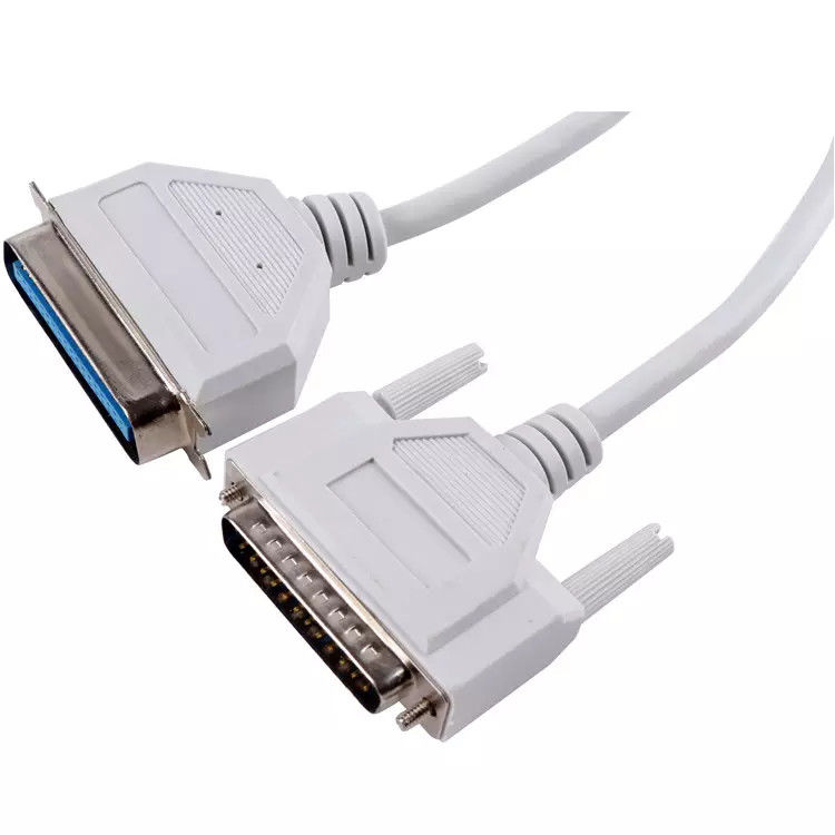 PVC Pure Copper VGA Καλώδιο εκτυπωτή αρσενικό σε θηλυκό 36P Αρσενικό σε Db 25P