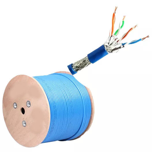 23AWG*4P Lan Cable Cat7 305m Υποστήριξη Μετάδοση δικτύου Ethernet 10 Gigabit