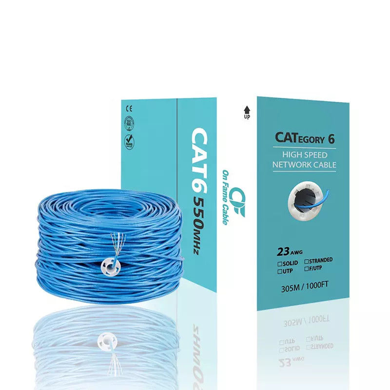 23Awg Cat6 Lan Cable 305m Δικτύου Patch Cords TIA-568-C.2