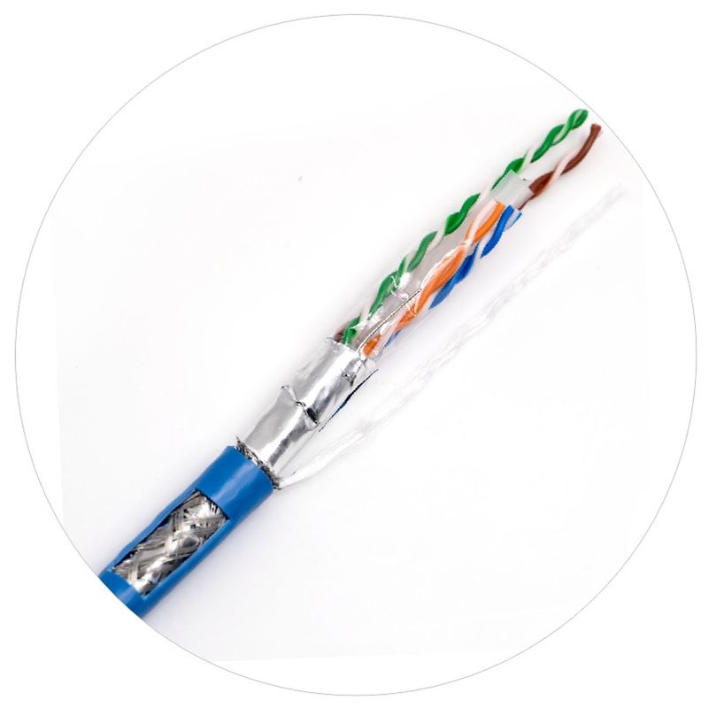Καλώδια Patch Δικτύου 0,57mm Cat 6 Twisted 4 Pair Cable 250Mhz 1000ft 24awg