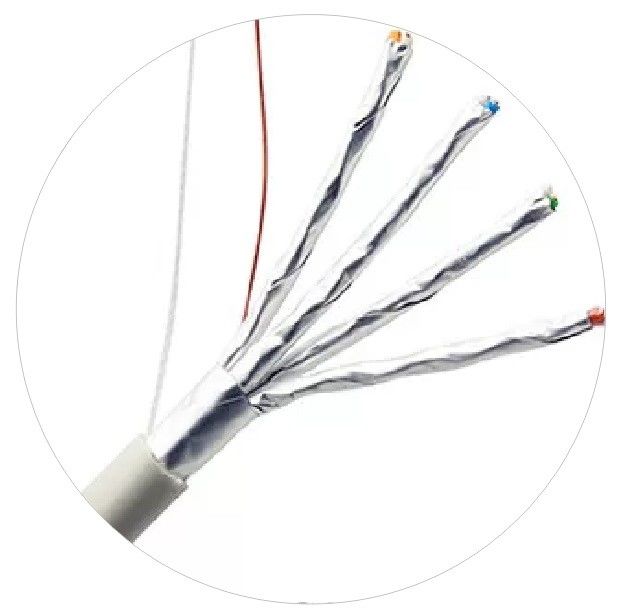 Καλώδια Patch δικτύου 23awg Καλώδιο Lan Cat6 με μπουφάν LSZH 4MHz