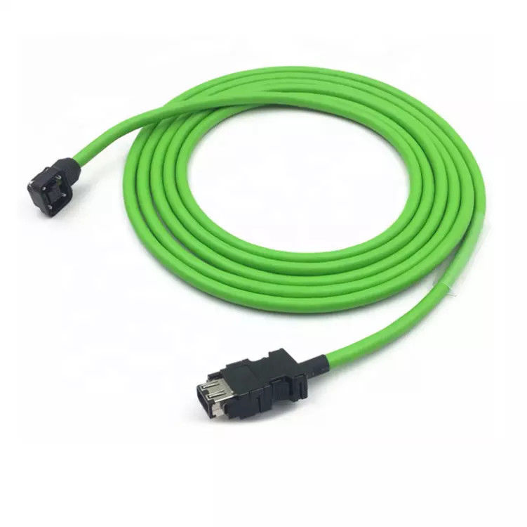 IP67 M23 Καλώδιο κωδικοποιητή 19 ακίδων για σερβοκινητήρα ορειχάλκινο επινικελωμένο