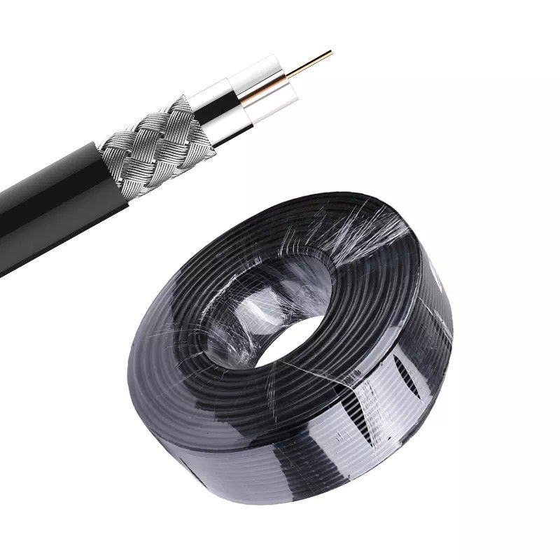 75 Ohm 100 Ohm LSZH Jacket Rg6 ομοαξονικό καλώδιο για μόνωση Internet XLPE