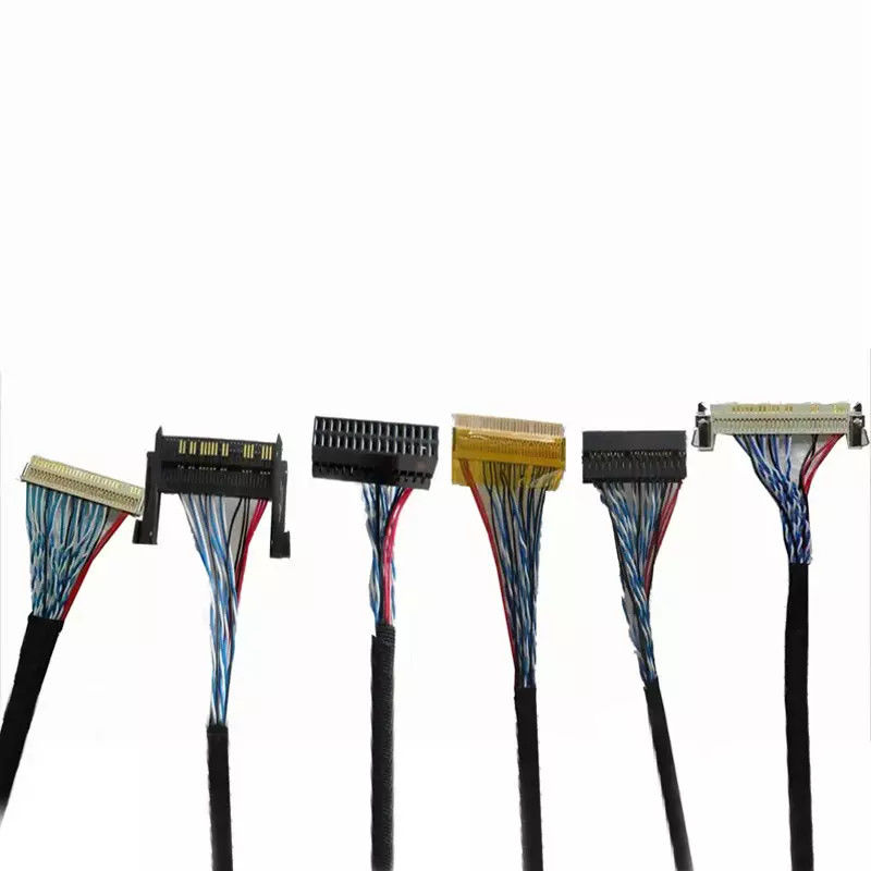 OEM ODM ROHS 0,4mm Pitch LVDS Cable 30 Pin 40 Pin 50 Pin
