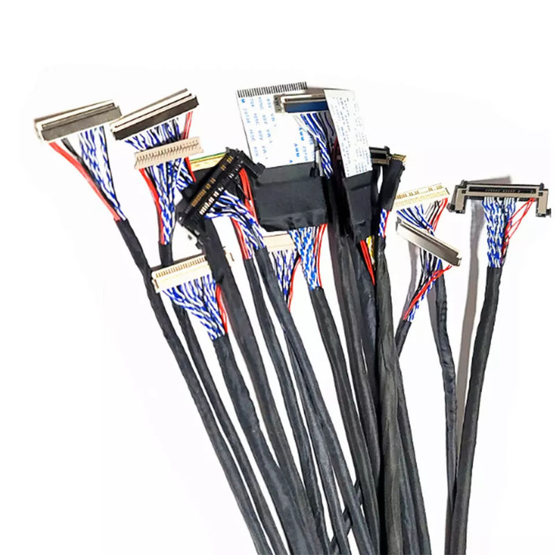 OEM ODM ROHS 0,4mm Pitch LVDS Cable 30 Pin 40 Pin 50 Pin