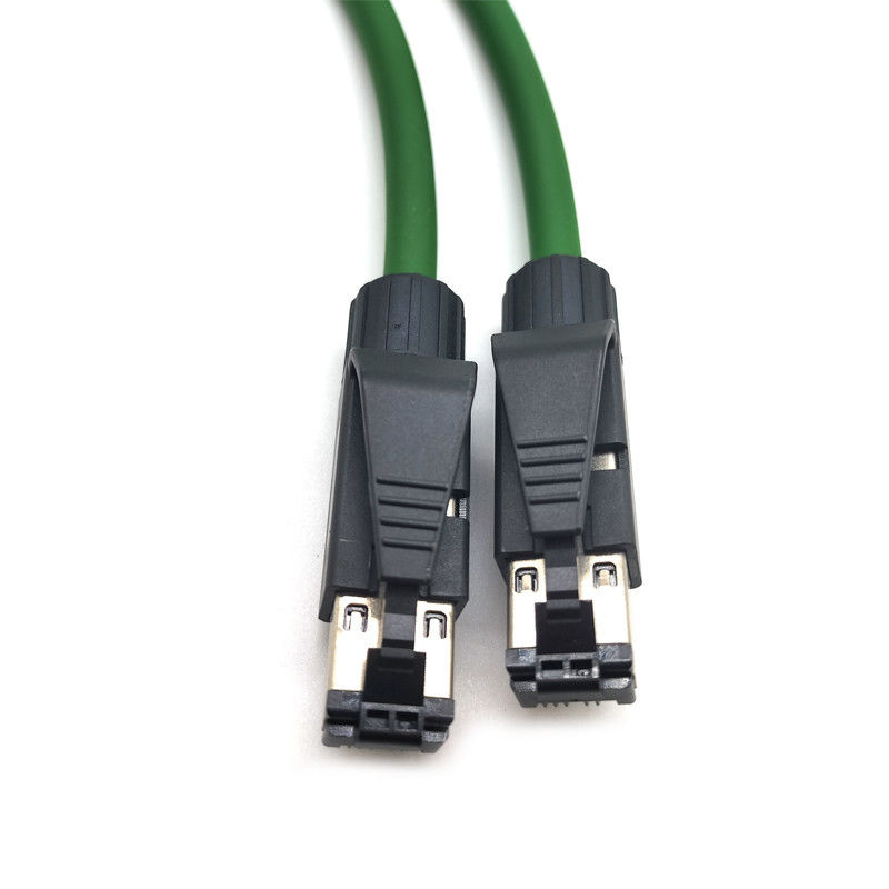 Υπηρεσιακό καλώδιο βιομηχανικού δικτύου EtherCAT bus υψηλής ευελιξίας διπλής προστασίας αλυσίδας αντίστασης βιομηχανικού ρομπότ καλώδιο PLC