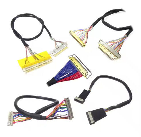 DF13-30DS-1.25C έως DF14-20S-1.25C Συγκρότημα καλωδίων Lvds προσαρμοσμένα για πίνακα LCD 20pin 30pin 40pin 50pin 60pin