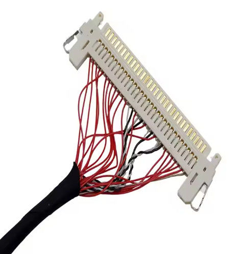 HRS DF13-30DS-1.25C έως DF14-20S-1.25C 20pin 30pin 40pin 50pin 60pin Προσαρμοσμένο σύνολο καλωδίων Lvds για LCD πάνελ