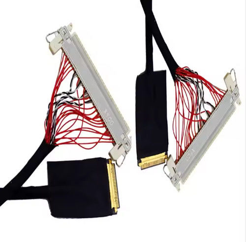 HRS DF13-30DS-1.25C έως DF14-20S-1.25C 20pin 30pin 40pin 50pin 60pin Προσαρμοσμένο σύνολο καλωδίων Lvds για LCD πάνελ