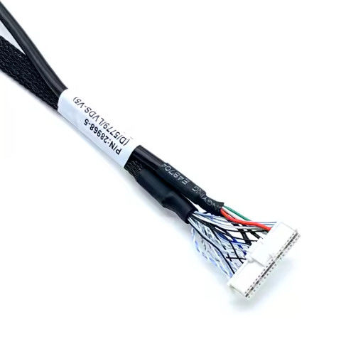 Προσαρμοσμένα LVDs Wire Harness Electronic Connector LCD Cable Assembly για ηλεκτρονική εφαρμογή οθόνης