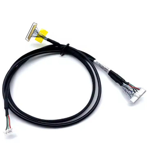 Προσαρμοσμένα LVDs Wire Harness Electronic Connector LCD Cable Assembly για ηλεκτρονική εφαρμογή οθόνης