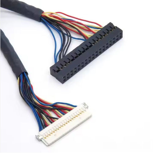 Ηλεκτρονικό καλώδιο Molex 30 Pin προς JAE 40pin LVDS για οθόνη LCD εκτυπωτή υπολογιστή προσαρμοσμένο