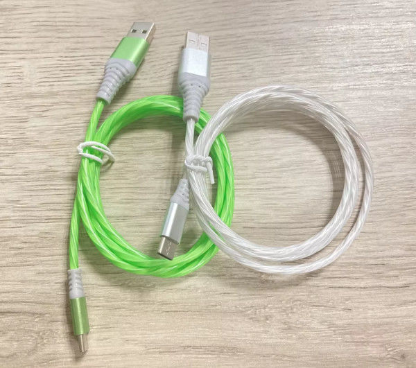 Ζεστή πώληση εργοστασιακή τιμή 3 σε 1 καλώδιο USB για φωτισμό τη νύχτα και μεταφορά ημερομηνίας λάμψη καλώδιο