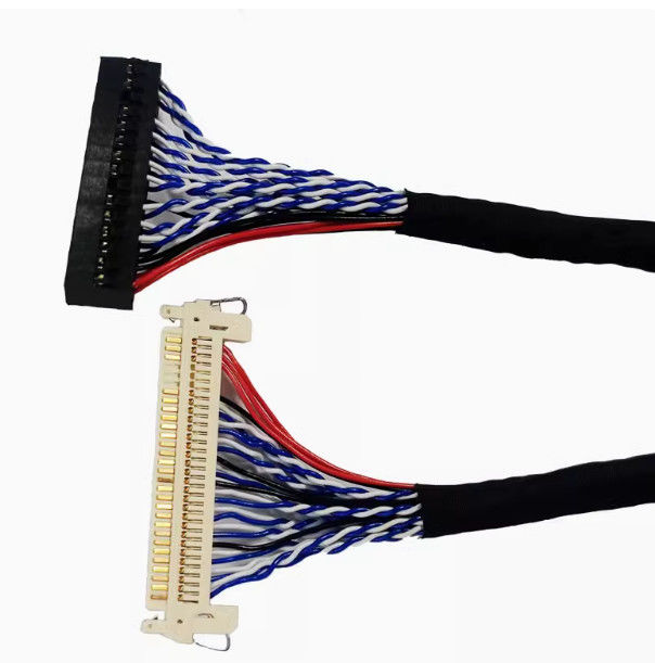 105 C ονομαστική θερμοκρασία 1-5m LVDS καλώδιο με AWG26 χαλκό αγωγό UL VW-1 ονομαστική