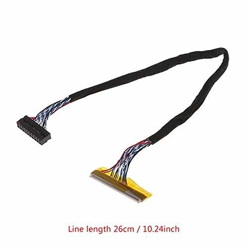 Μαύρο καλώδιο LVDS AWG26-28 Διάμετρος καλωδίου 105C Διορισμένη θερμοκρασία για την απόδοση