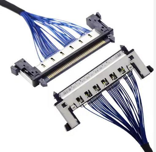 Καλώδιο LVDS βιομηχανικών μηχανών AWG26-28 με κάλυψη PVC και βαθμολογία εύφλεκτης βέλτιστης απόδοσης UL VW-1 105.C