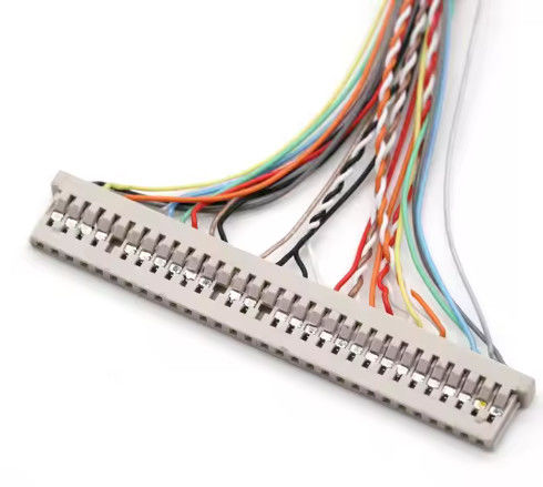 UL VW-1 Κατηγοριοποιημένη 300V 30 Pin Connector LVDS Cable Jacket με AWG26-28 Copper Conductor και Κατηγορία Πυροφλεγότητας