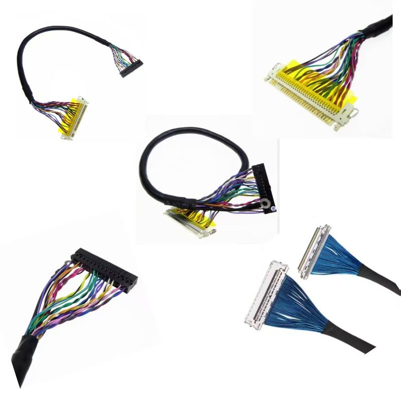 Προσαρμοσμένο σχεδιασμό καλωδίων Συγκρότημα καλωδίων LVDS: εύρος ζώνης 30Gbps, 100% δοκιμή ακεραιότητας σήματος, για βιομηχανικά συστήματα αυτοματισμού και ιατρικής απεικόνισης