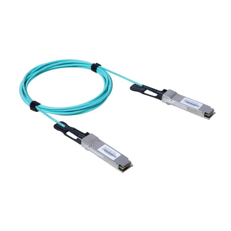 Συναρμολόγηση καλωδίου QSFP-40G 100G 200G 1m 2m 3m 5m 10m OM2 OM3 OM4 AOC Active Optical Custom Cable QSFP+ QSFP28 QSFP56 QSFP-DD