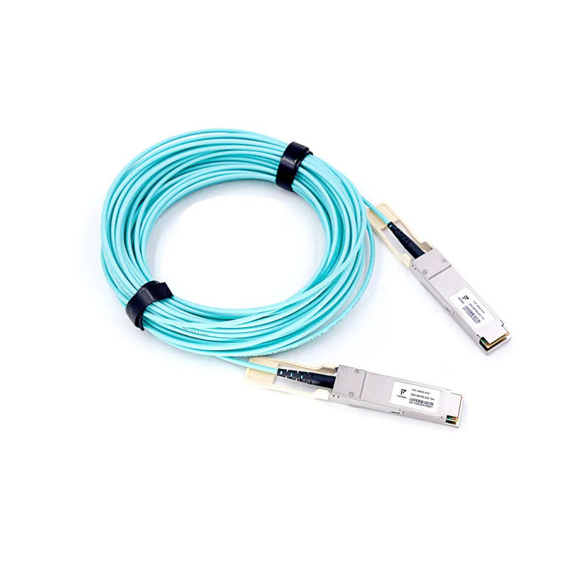 Συναρμολόγηση καλωδίου QSFP-40G 100G 200G 1m 2m 3m 5m 10m OM2 OM3 OM4 AOC Active Optical Custom Cable QSFP+ QSFP28 QSFP56 QSFP-DD