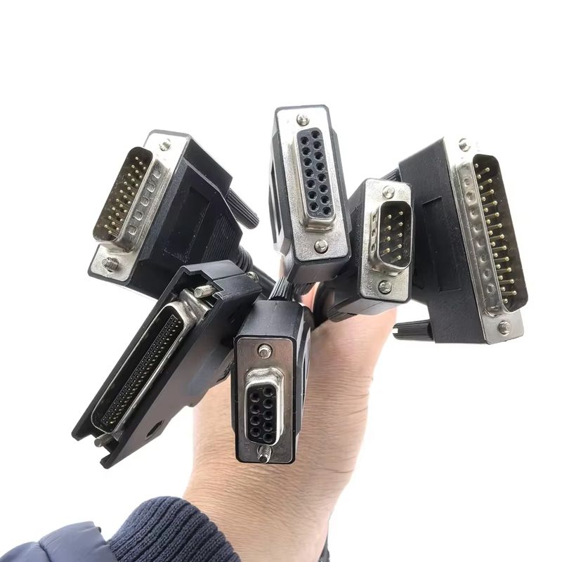 Προσαρμοσμένο καλώδιο συνδέσμου DB9 / DB25 με ασφαλή μετάδοση σήματος και προστατευμένη καλωδίωση, ιδανικό για βιομηχανικό έλεγχο, διασύνδεση επικοινωνίας και ολοκλήρωση εξοπλισμού OEM