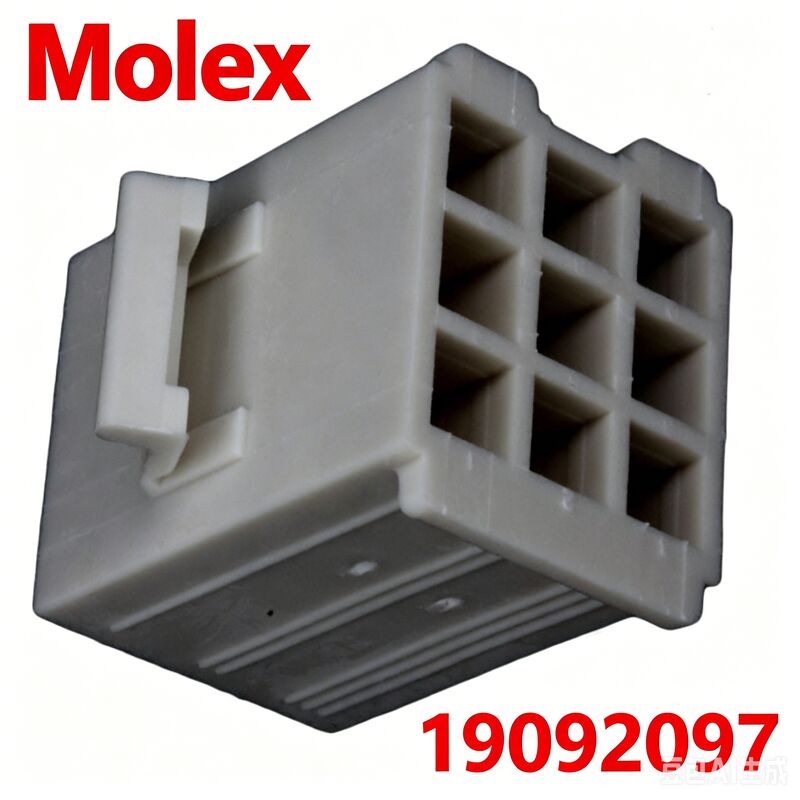 Molex 19092097 Κέλυφος σύνδεσης καλωδίου σε πλακέτα 9 ακίδων Προσαρμοσμένο λουρί OEM/ODM για αυτοκίνητα και βιομηχανικά