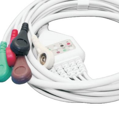 Κουμπί ECG Snap Cable Physical Therapy Electrodes Cable OEM