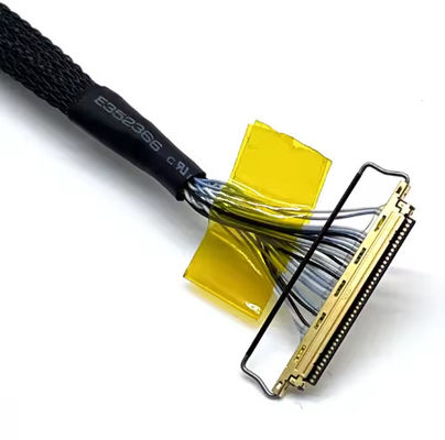 Προσαρμοσμένα LVDs Wire Harness Electronic Connector LCD Cable Assembly για ηλεκτρονική εφαρμογή οθόνης
