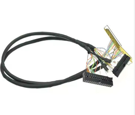 Προσαρμοσμένο IPEX-20445-050E 50 Pin Micro Coax LVDS καλώδιο για οθόνη LCD 7 