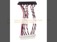 Προσαρμοσμένη συναρμολόγηση καλωδίων LVDS ∆ιαβίβαση σήματος υψηλής ταχύτητας για οθόνες