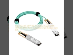 Συναρμολόγηση καλωδίου QSFP 40G Direct Attach Copper QSFP+ 4*10G 1M 3M 5M 7M ή Προσαρμοσμένο Μήκος Breakout Cable DAC